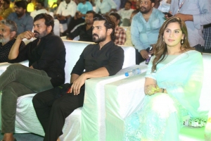 Chiranjeevi, Ram Charan, Upasana Kamineni @ Acharya Movie Pre Release Function Stills