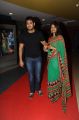 Uday Kiran with wife Vishitha at Action 3D Premiere Show at Prasads Multiplex