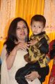 Jeeva wife Supriya & son Sparsha @ Krishna Kulasekaran Wedding Reception Stills
