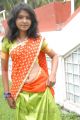 Telugu Actress Angel Hot Saree Stills