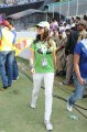 Actress Bhavana in Chennai Rhinos vs Kerala Strikers