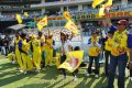 Actress in Chennai Rhinos Vs Kerala Strikers Match