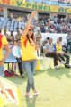 Actress in Chennai Rhinos Vs Kerala Strikers Match