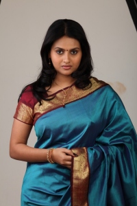 Tamil Actress Kalyani Saree Photoshoot Stills
