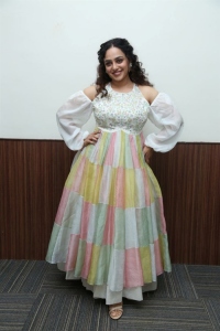 Actress Nithya Menen Pics @ Skylab Movie Pre-Release Event