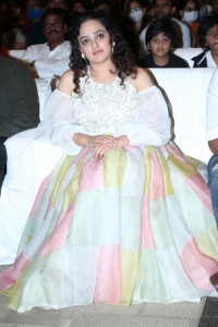 Actress Nithya Menen Pics @ Skylab Movie Pre-Release Event