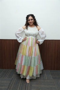 Actress Nithya Menen Pics @ Skylab Movie Pre-Release Event