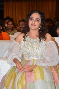 Actress Nithya Menon Pics @ Skylab Movie Pre-Release Event