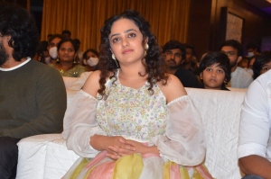 Actress Nithya Menen Pics @ Skylab Movie Pre-Release Event