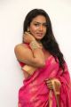 Actress Risha Sleeveless Hot Saree Images @  Saravanan Irukka Bayamaen Press Meet