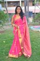 Actress Risha Saree Images @  Saravanan Irukka Bayamaen Press Meet