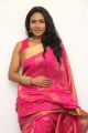 Actress Risha Hot in Sleeveless Saree Images @  Saravanan Irukka Bayamaen Press Meet