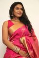 Tamil Actress Risha Saree Images @  Saravanan Irukka Bayamaen Press Meet