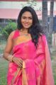 Actress Risha Saree Images @  Saravanan Irukka Bayamaen Press Meet