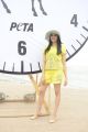 Actress Adah Sharma for PETA on Carter Road, Mumbai