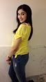 Actress Adah Sharma in Yellow T-Shirt and Jeans