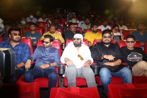 Pramod Uppalapati, Vikram Reddy, Prabhas, Om Raut, Bhushan Kumar @ Adipurush 3D Teaser Launch Stills