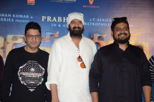 Bhushan Kumar, Prabhas, Om Raut @ Adipurush 3D Teaser Launch Stills