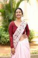 Actress Aditi Myakal Saree Photos @ Eakam Movie Teaser Launch