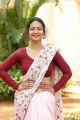 Actress Aditi Myakal Saree Photos @ Eakam Teaser Launch