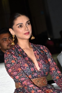 Actress Aditi Rao Hydari Cute Pics @ Hey Sinamika Pre-Release