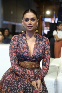 Actress Aditi Rao Hydari Cute Pics @ Hey Sinamika Pre-Release