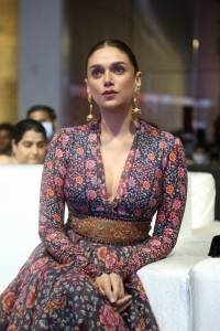 Actress Aditi Rao Hydari Pics @ Hey Sinamika Movie Pre-Release