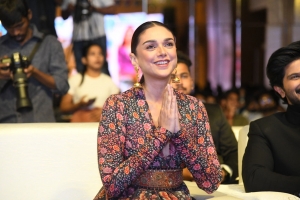 Actress Aditi Rao Hydari Pics @ Hey Sinamika Movie Pre-Release