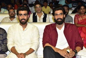 Abhiram, Rana Daggubati @ Ahimsa Movie Pre Release Event Photos