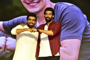 Abhiram, Rana Daggubati @ Ahimsa Movie Pre Release Event Photos