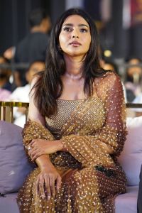 Aishwarya Lekshmi Saree Pics @ Sambarala Yeti Gattu Carnage Launch