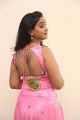 Actress Aishwarya Addala Hot Stills in Pink Long Dress @ Nethra Audio Release