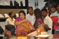 Latha Rajinikanth with daughter Aishwarya at NAC Jewellers