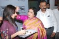 Lata Rajinikanth blesses Aishwarya with Platinum Akshaya Patram Stills