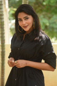 Godse Movie Actress Aishwarya Lekshmi Black Dress Images