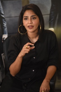 Actress Aishwarya Lekshmi Images @ Godse Movie Interview