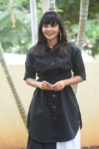 Godse Movie Actress Aishwarya Lekshmi Black Dress Images