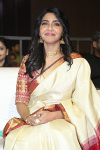 Gatta Kusthi Movie Actress Aishwarya Lekshmi Saree Stills