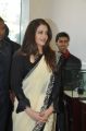 Beautiful Aishwarya Rai in Saree at Longines Watch Showroom Launch, Hyderabad