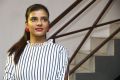 Actress Aishwarya Rajesh New Stills @ Sathya NJ Fashion House Launch