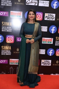 Actress Aishwarya Rajesh Green Dress Pics @ SIIMA Awards 2021