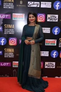 Actress Aishwarya Rajesh Green Dress Pics @ SIIMA Awards 2021