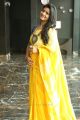 Actress Aishwarya Rajesh Yellow Saree Stills HD @ Vijay Devarakonda Kranthi Madhav Movie Opening