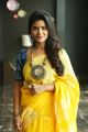 Actress Aishwarya Rajesh Yellow Saree Stills HD @ Vijay Devarakonda Kranthi Madhav Movie Opening