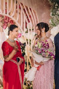 Sneha @ Aishwarya Arjun Umapathy Ramaiah Wedding Reception Stills