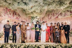 MK Stalin @ Aishwarya Arjun Umapathy Ramaiah Wedding Reception Stills