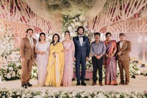 Aishwarya Arjun Umapathy Ramaiah Wedding Reception Stills