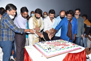 Miryala Ravinder Reddy, Balakrishna, Boyapati Srinu, Stun Siva @ Akhanda 50 Days Jathara Function Stills