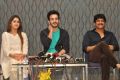 Sayesha Saigal, Akhil Akkineni, Nagarjuna @ Akhil Movie Success Meet Stills