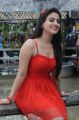 Shatruvu Movie Actress Aksha Hot Stills in Red Dress